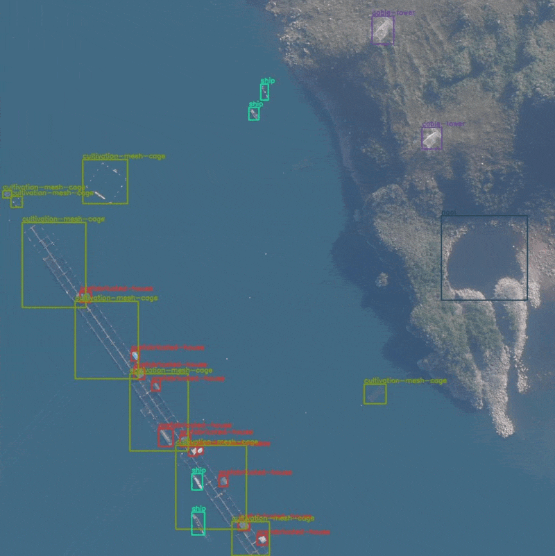 Wide-area object detection